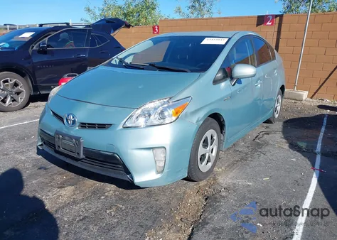2013 Toyota Prius Two z USA, uszkodzony, nr VIN JTDKN3DU8D5620032